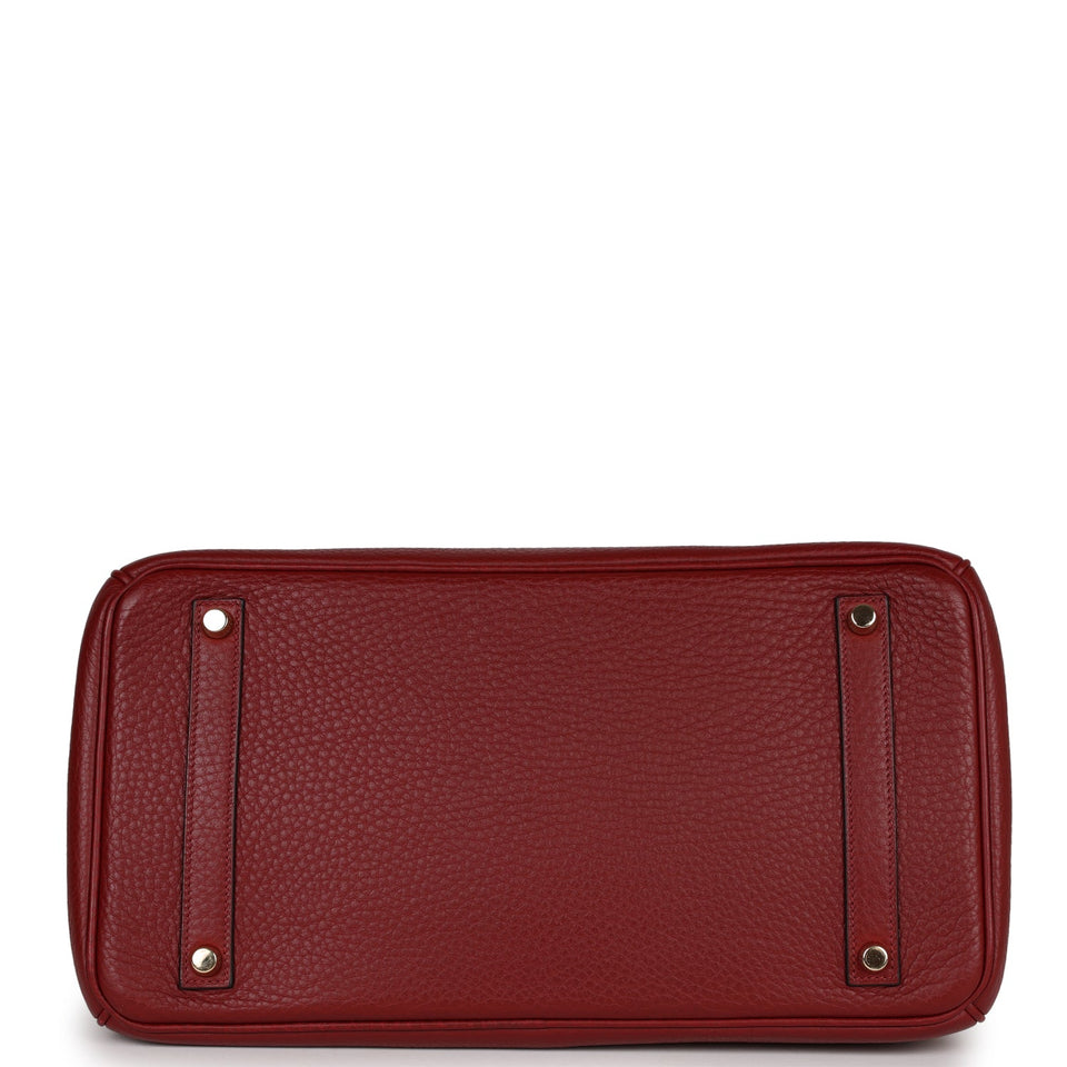 Hermes Birkin 35 Rouge H Togo Gold Hardware