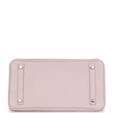 Hermes Birkin 30 Mauve Pale Clemence Palladium Hardware