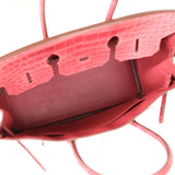 Hermes Birkin 35 Bois de Rose Matte Alligator Palladium Hardware