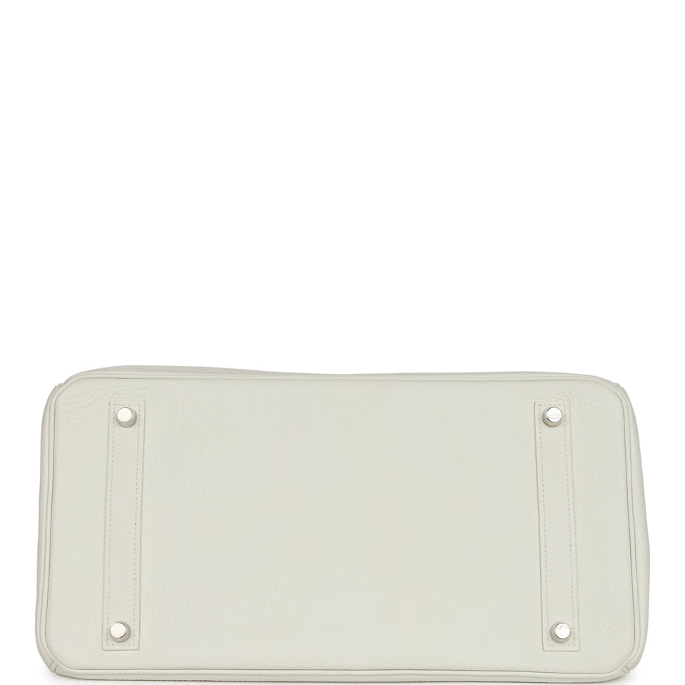 Hermes Birkin 35 White Togo Palladium Hardware