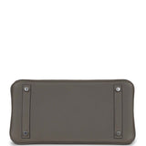 Hermes 3 En 1 Birkin 30 Gris Meyer Togo and Swift Palladium Hardware