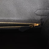 Hermes Birkin Sellier 30 Black Epsom Gold Hardware
