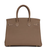 Hermes Birkin 30 Etoupe Togo Gold Hardware