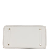 Hermes Birkin 35 White Epsom Gold Hardware