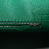 Hermes Birkin 30 Emerald Shiny Niloticus Crocodile Palladium Hardware