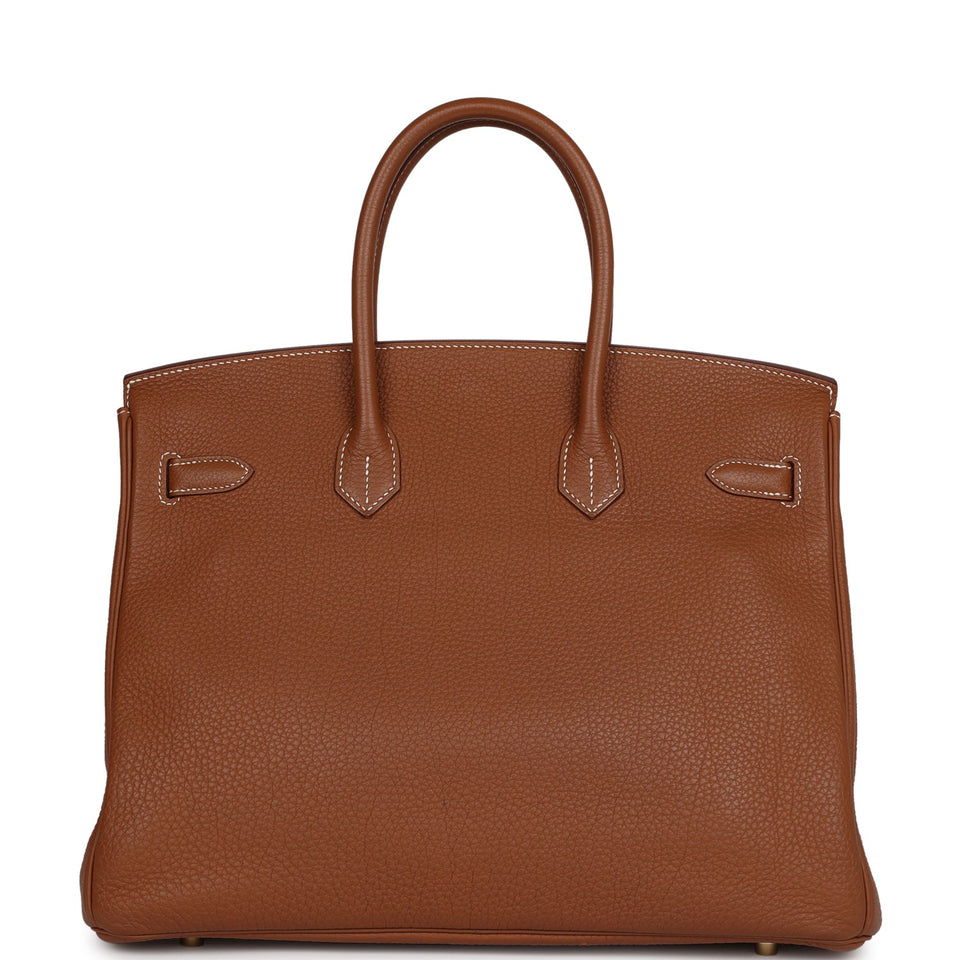 Hermes Birkin 35 Gold Togo Gold Hardware