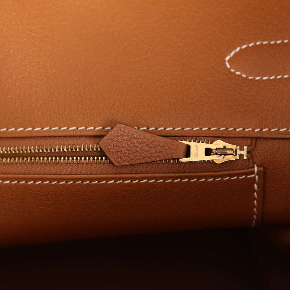 Hermes Birkin 35 Gold Togo Gold Hardware