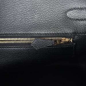 Hermes Birkin 35 Black Togo Rose Gold Hardware