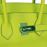 Hermes Birkin 35 Kiwi Swift Palladium Hardware