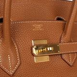 New Hermes Birkin 35 Gold Togo Gold Hardware