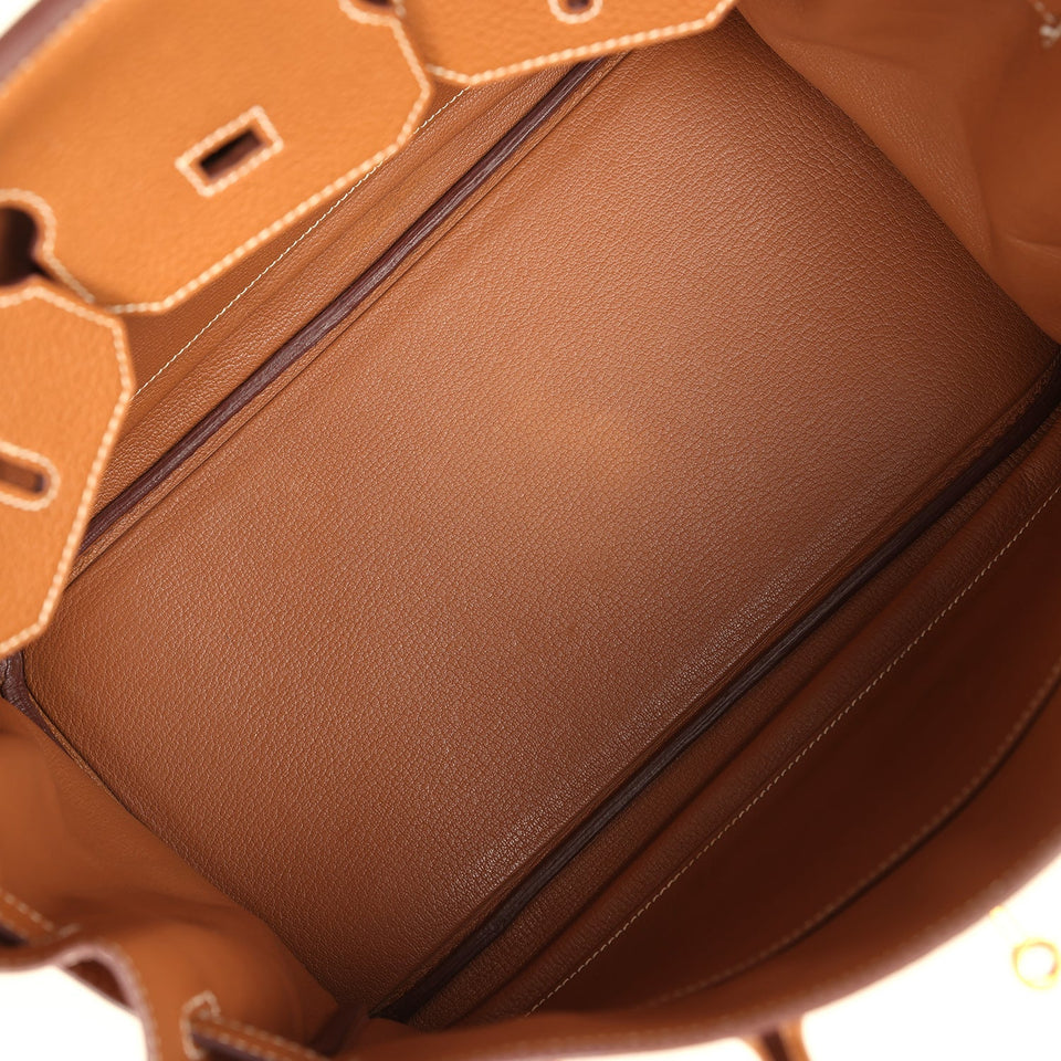 New Hermes Birkin 35 Gold Togo Gold Hardware