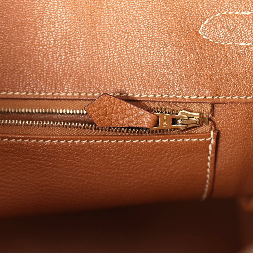 New Hermes Birkin 35 Gold Togo Gold Hardware