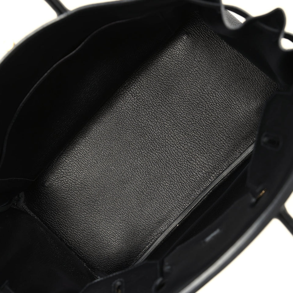 New Hermes Birkin 35 Black Togo Gold Hardware