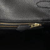 New Hermes Birkin 35 Black Togo Gold Hardware