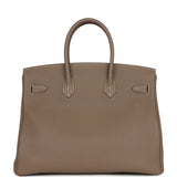 New Hermes Birkin 35 Etoupe Togo Gold Hardware