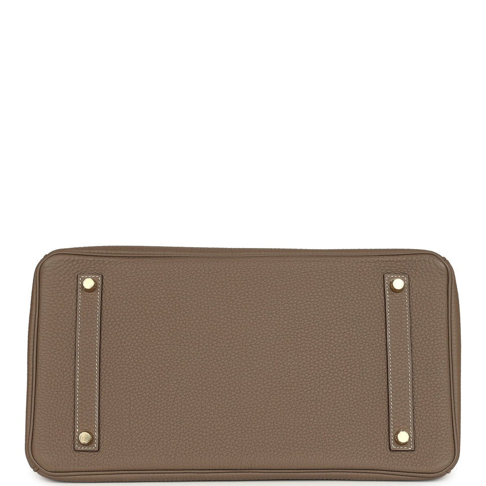 New Hermes Birkin 35 Etoupe Togo Gold Hardware