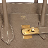 New Hermes Birkin 35 Etoupe Togo Gold Hardware