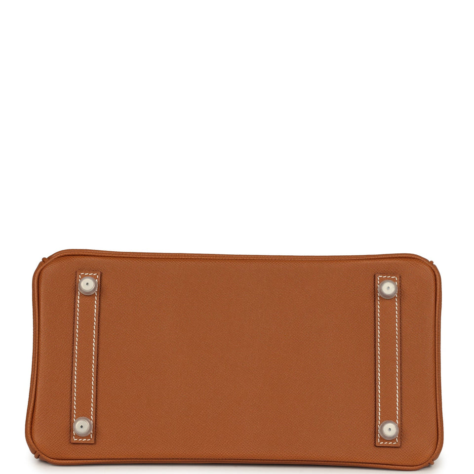 Hermes Birkin 30 Gold Epsom Palladium Hardware