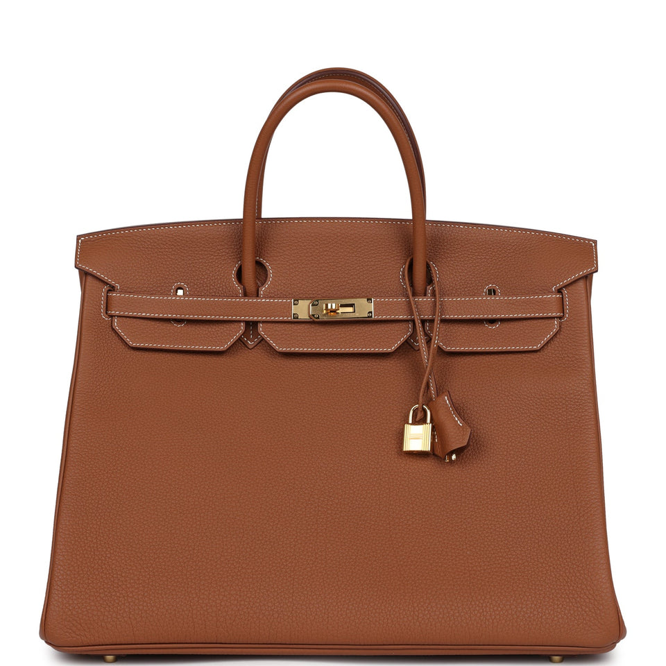 New Hermes Birkin 40 Gold Togo Gold Hardware
