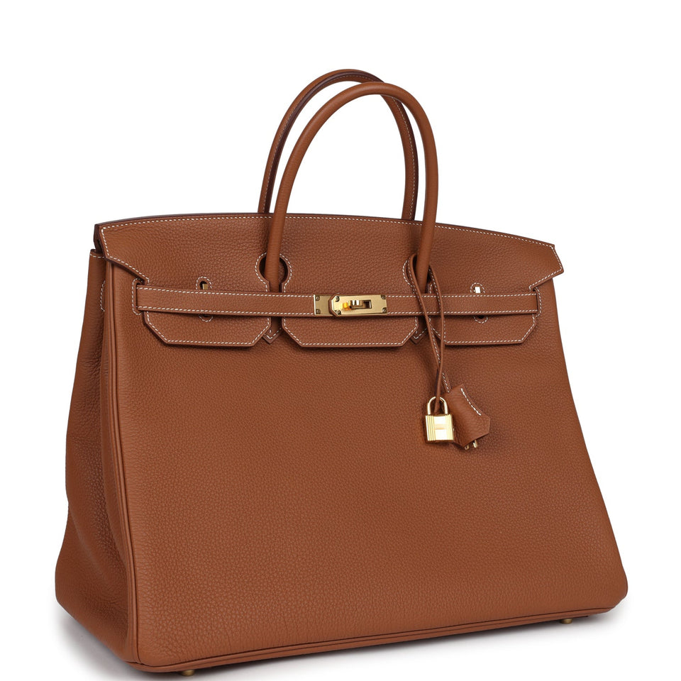 New Hermes Birkin 40 Gold Togo Gold Hardware