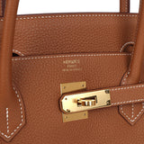 New Hermes Birkin 40 Gold Togo Gold Hardware