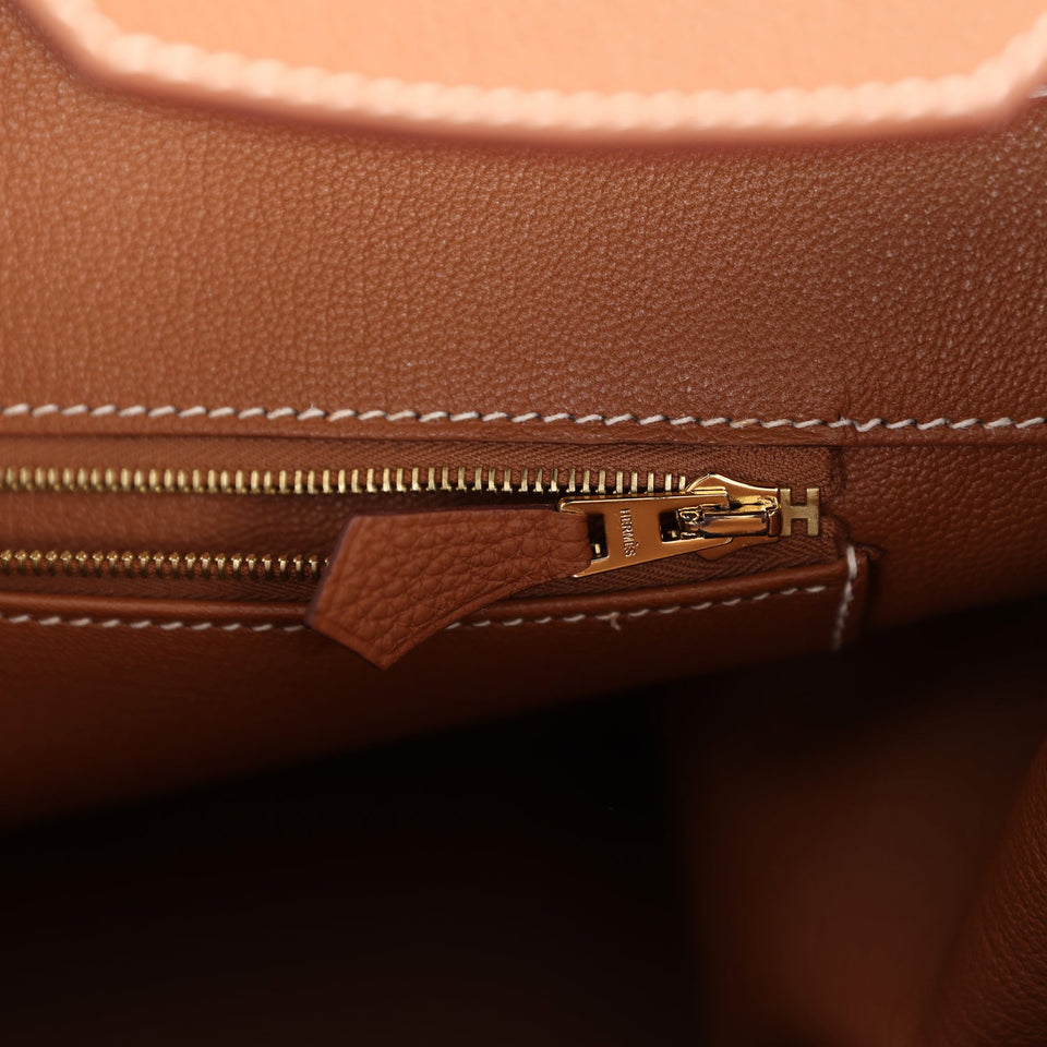 New Hermes Birkin 40 Gold Togo Gold Hardware