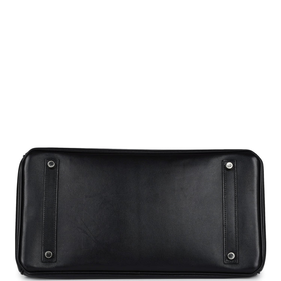 New Hermes Birkin 35 Black Box Palladium Hardware