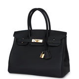 Hermes Birkin 30 Black Togo Gold Hardware