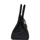 Hermes Birkin 30 Black Togo Gold Hardware