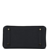 New Hermes Birkin 25 Black Togo Gold Hardware