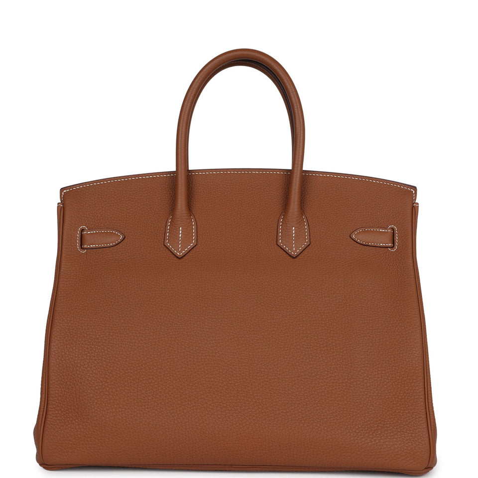 New Hermes Birkin 35 Gold Togo Gold Hardware