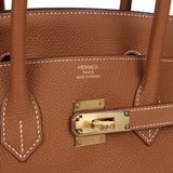 New Hermes Birkin 35 Gold Togo Gold Hardware