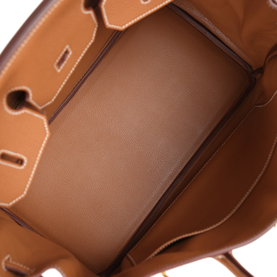 New Hermes Birkin 35 Gold Togo Gold Hardware