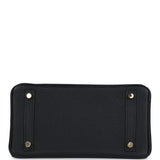 New Hermes Birkin 25 Black Togo Gold Hardware