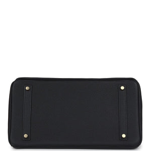 Hermes Birkin 35 Black Togo Gold Hardware