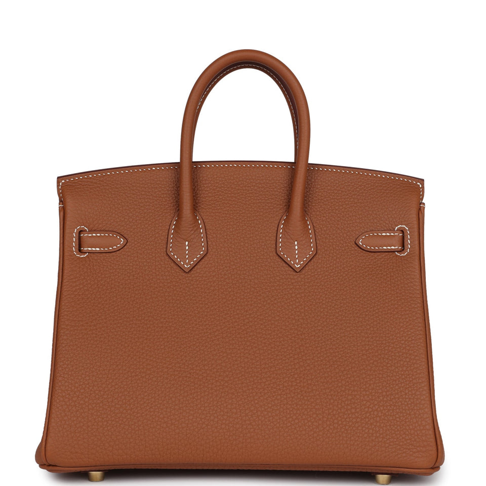 Hermes Birkin 25 Gold Togo Gold Hardware