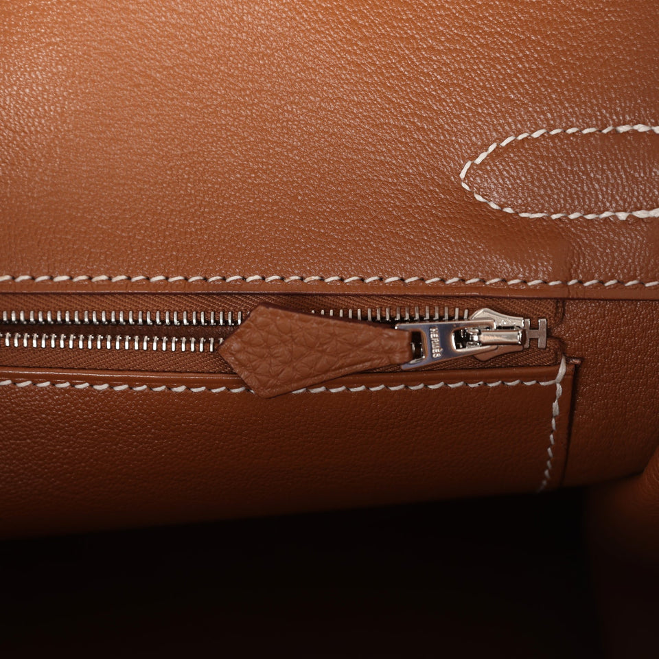 Hermes Birkin 30 Gold Togo Palladium Hardware