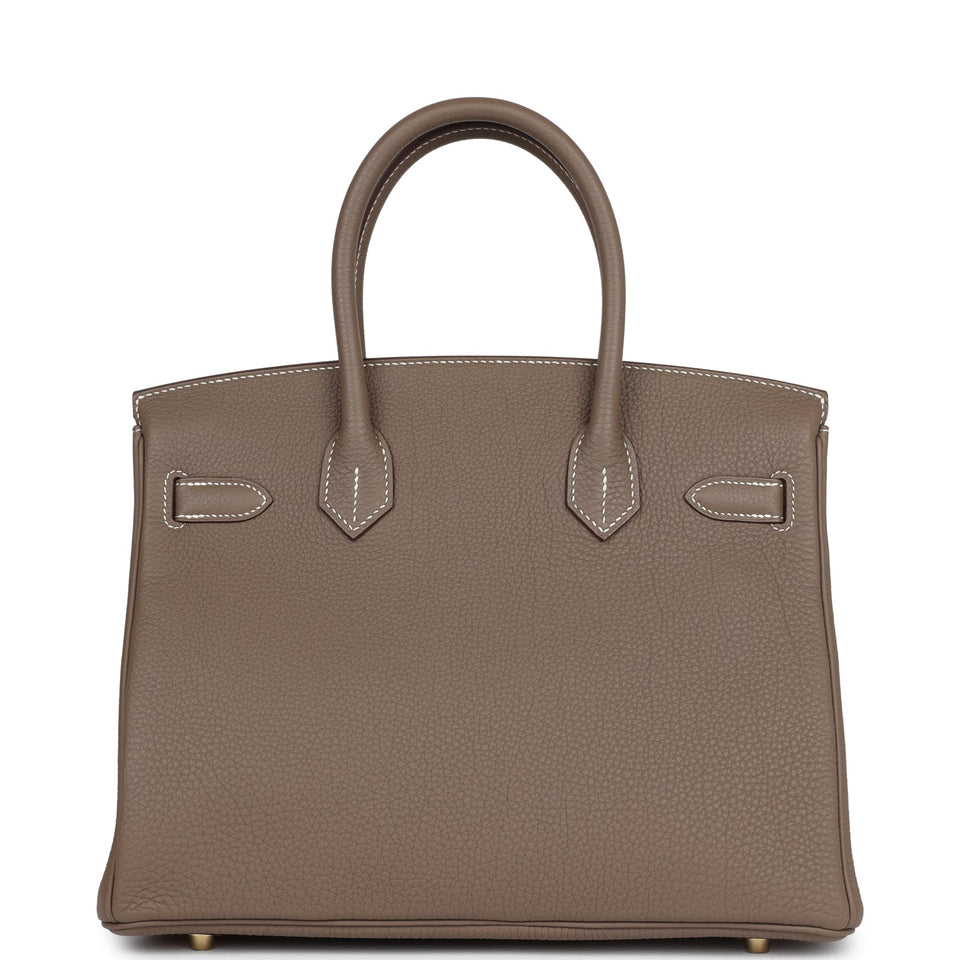 Hermes Birkin 30 Etoupe Togo Gold Hardware