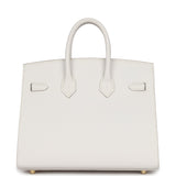 Hermes Birkin Sellier 25 Gris Pale Epsom Gold Hardware