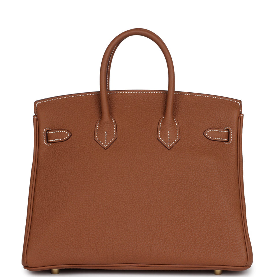 New Hermes Birkin 25 Gold Togo Gold Hardware