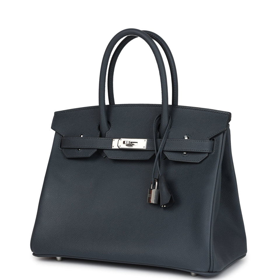 Hermes Birkin 30 Gris Misty Epsom Palladium Hardware