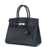 Hermes Birkin 30 Gris Misty Epsom Palladium Hardware