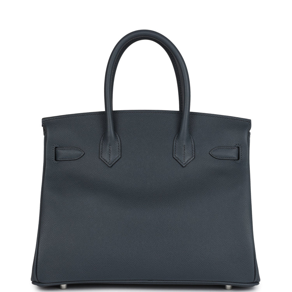 Hermes Birkin 30 Gris Misty Epsom Palladium Hardware