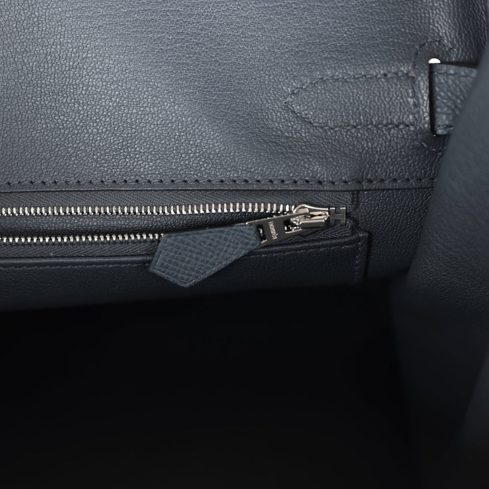 Hermes Birkin 30 Gris Misty Epsom Palladium Hardware