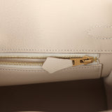 Hermes Birkin 25 Craie Togo Rose Gold Hardware