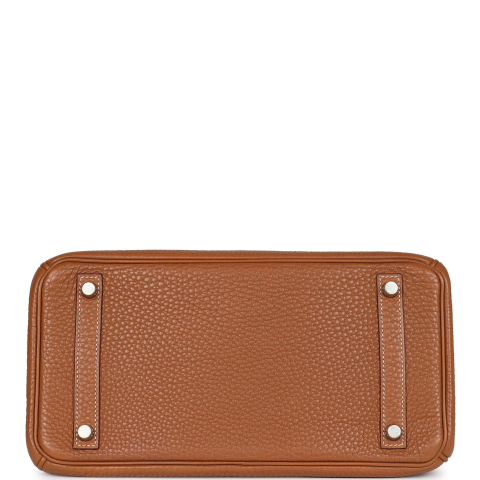 New Hermes Birkin 30 Gold Togo Palladium Hardware