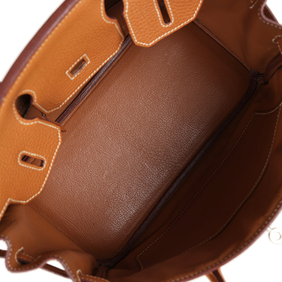 New Hermes Birkin 30 Gold Togo Palladium Hardware