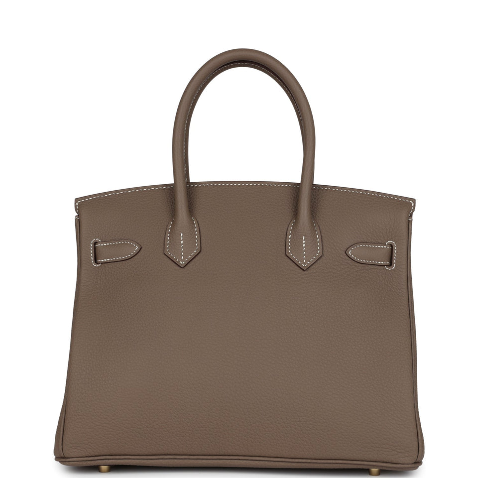 Hermes Birkin 30 Etoupe Togo Gold Hardware