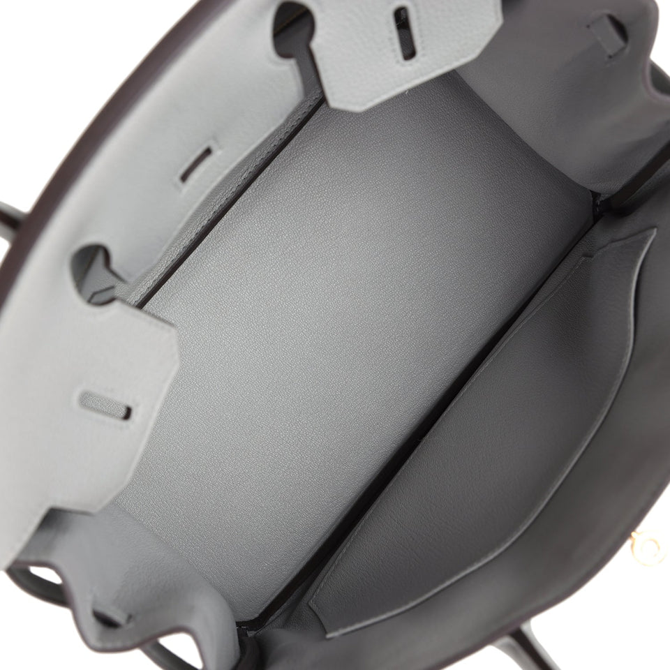 Hermes Birkin 30 Gris Mouette Togo Gold Hardware