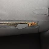 Hermes Birkin 30 Gris Mouette Togo Gold Hardware